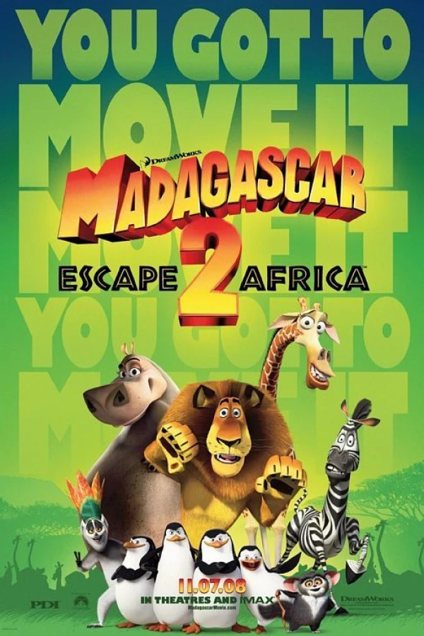 Madagascar 2 - A Grande Escapada Poster